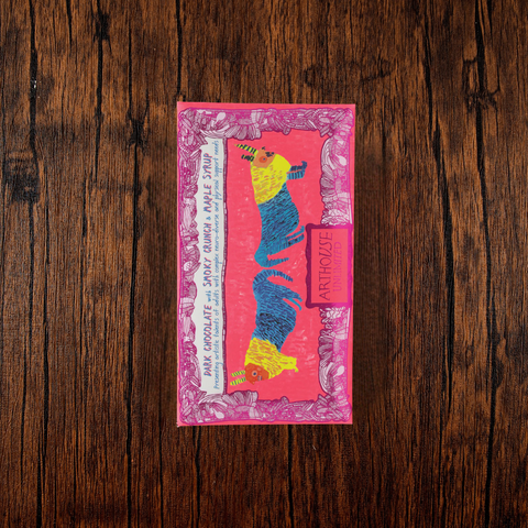 Dark Chocolate with Smoky Crunch & Maple Syrup