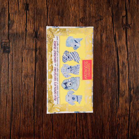 Milk Chocolate Cheesecake with Gingernut Crunch