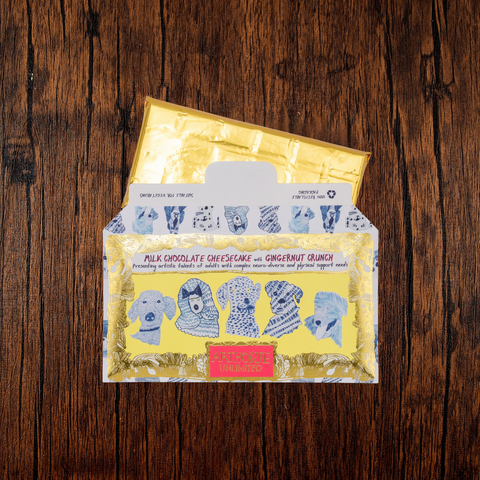 Milk Chocolate Cheesecake with Gingernut Crunch