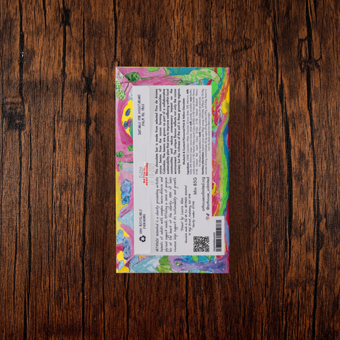 Rhubarb & Custard Flavoured Pink & Yellow White Chocolate