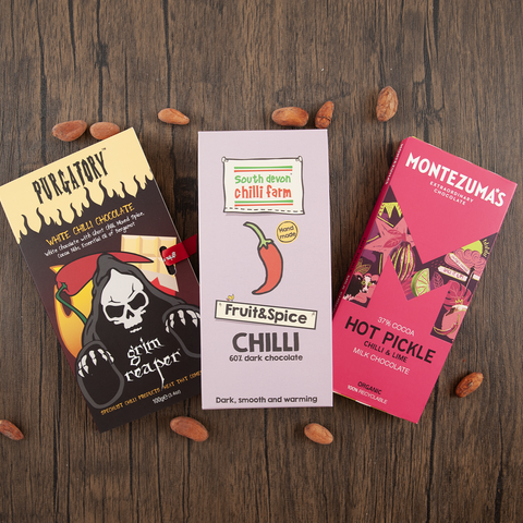 Chilli Chocolate Bars Selection