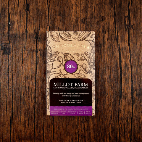 Millot Farm 80% Single Origin Dark Chocolate