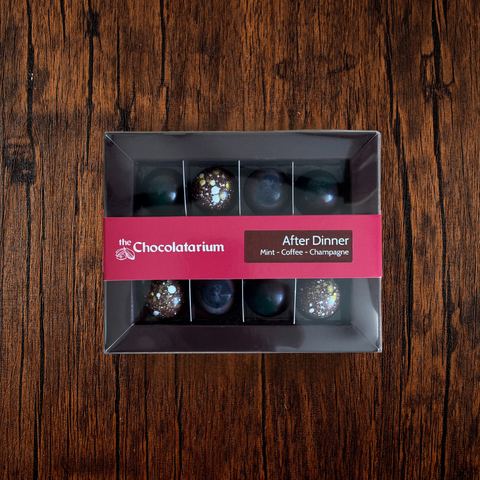 12 Hand-Crafted After Dinner Chocolate Truffles