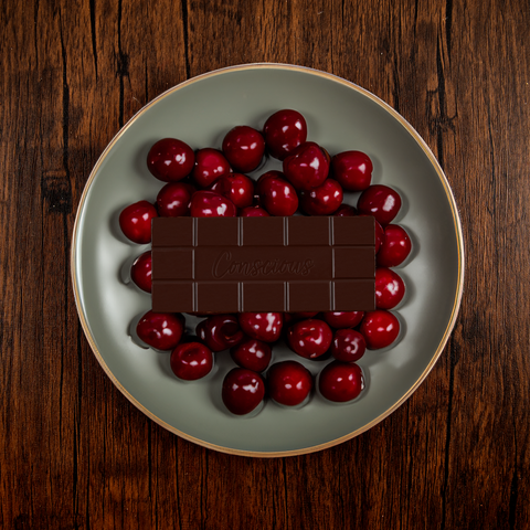 Sour Cherry Organic Dark Chocolate