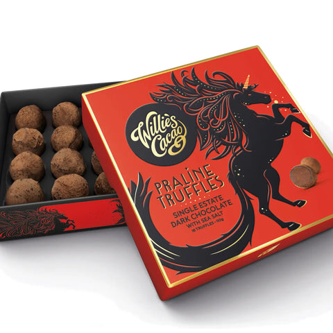 Dark Chocolate Truffle Praline Box