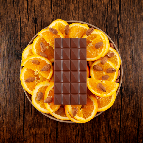 Almond & Orange Vegan Milk Chocolate