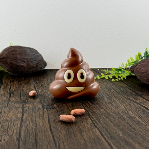 Novelty Milk Chocolate Poop Emoji