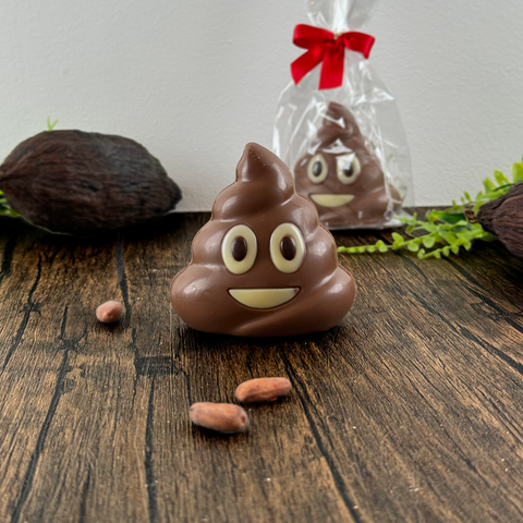 Novelty Milk Chocolate Poop Emoji