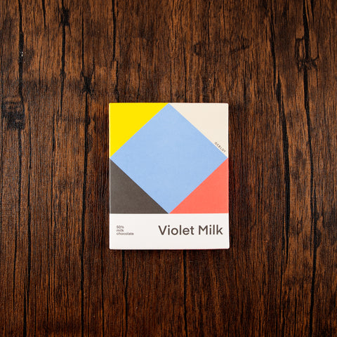 Violet 50% Dark-Milk Chocolate