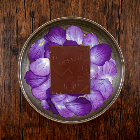 Violet 50% Dark-Milk Chocolate