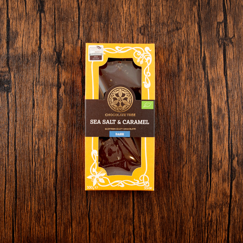 Sea Salt & Caramel Organic Dark Chocolate