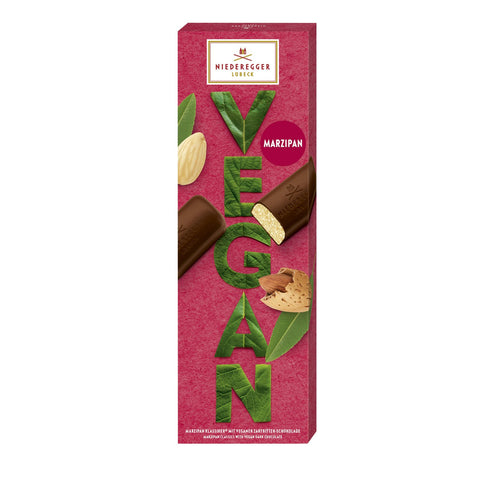 Vegan Marzipan Dark Chocolate Gift Box of 8 Mini Bars